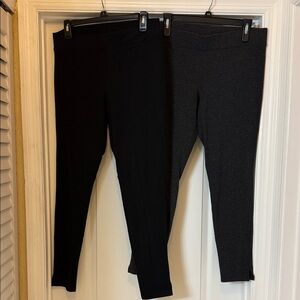Utopia Black and Gray Leggings